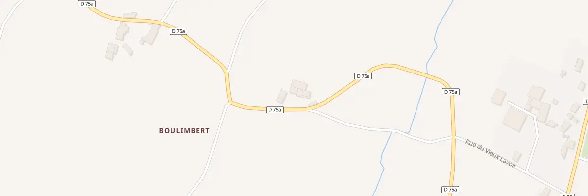 Plan du 2 Boulimbert à Mouhers