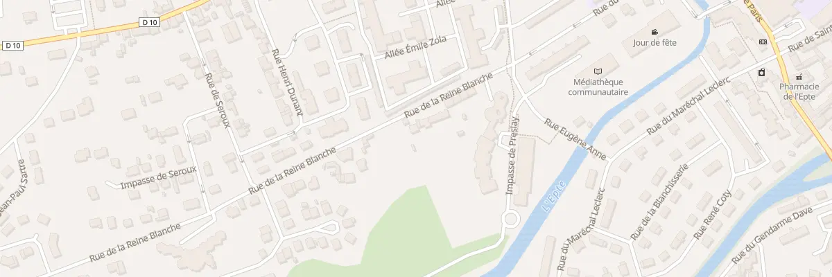 Plan du 13B Rue de la Reine Blanche à Gisors