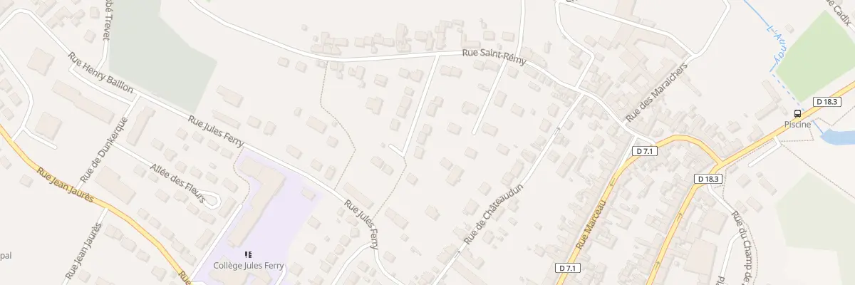 Plan du 9 Ham de la Fontaine St-Maur à Auneau-Bleury-Saint-Symphorien