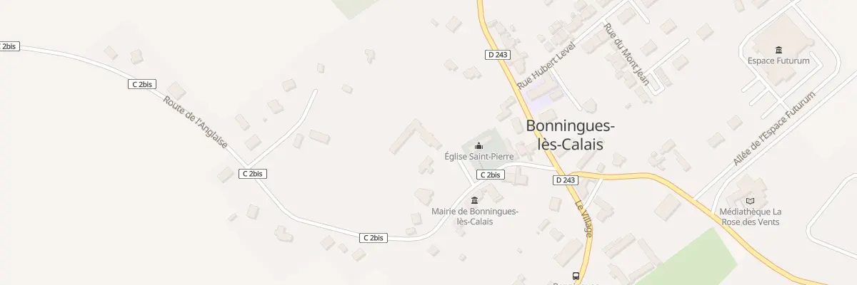 Plan du 254 Che de l’Anglaise à Bonningues-lès-Calais