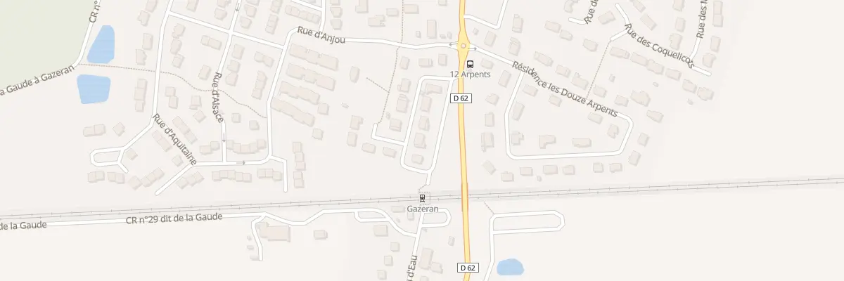 Plan du 7 Res de la Gare à Gazeran