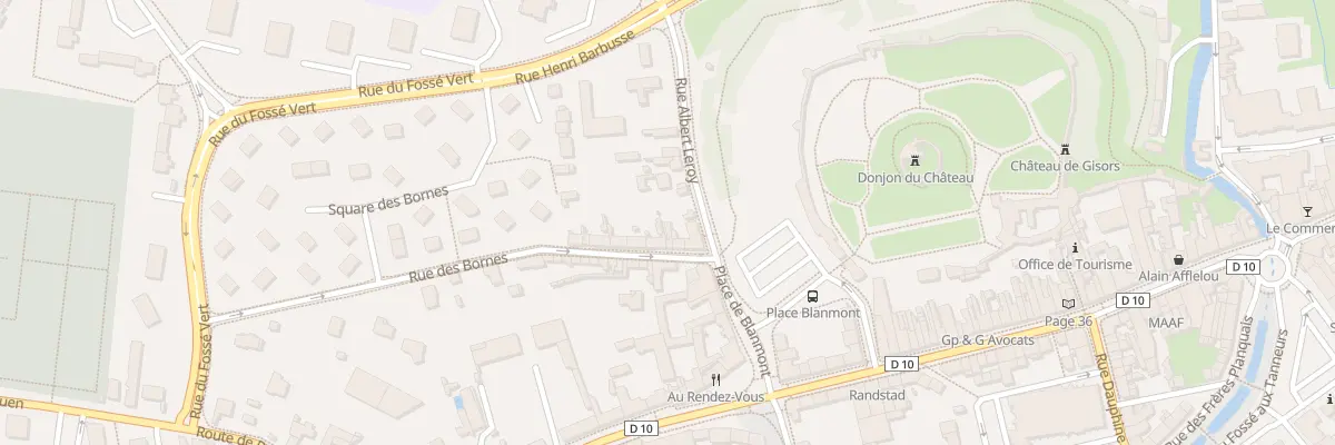 Plan du 8 Rue des Bornes à Gisors