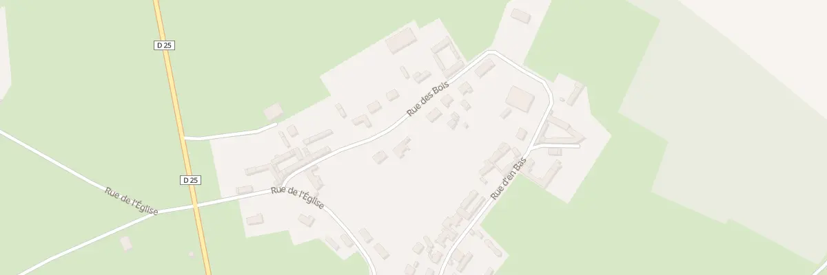 Plan du 6 Rue des Bois à Doudelainville