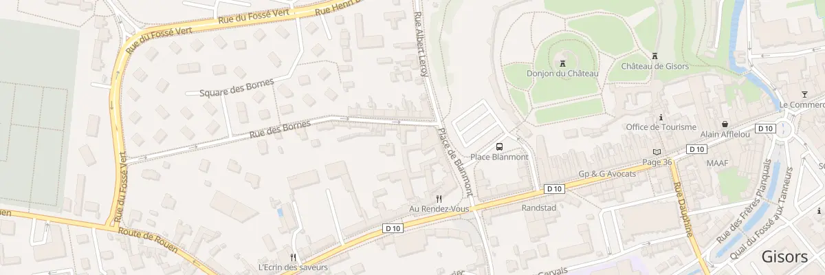 Plan du 3 Rue des Bornes à Gisors