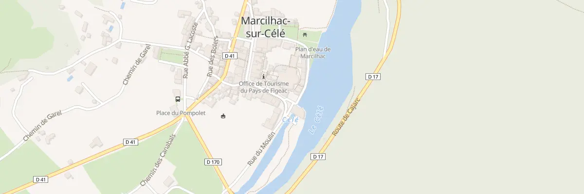 Plan du 25 Rue des Remparts à Marcilhac-sur-Célé