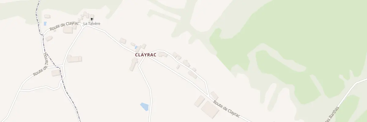 Plan du 5060 Clayrac à Bio