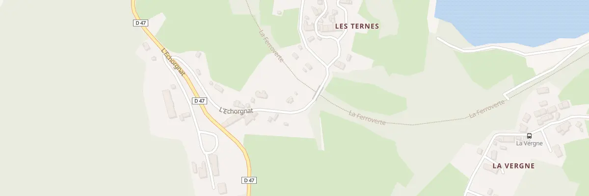 Plan du 12 Echorgnat à Bussière-Dunoise