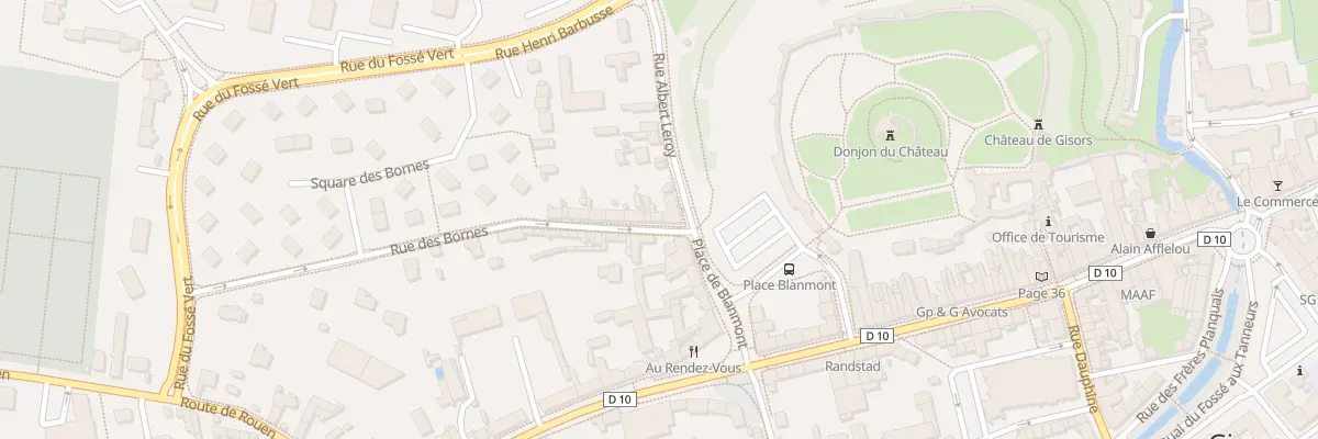 Plan du 4 Rue des Bornes à Gisors