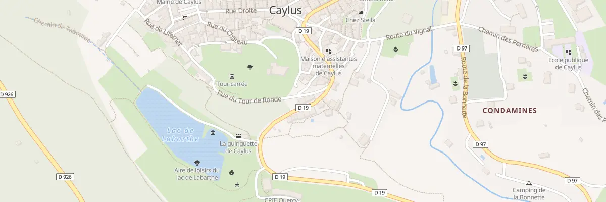 Plan du 16 Av du Huit Mai 1945 à Caylus