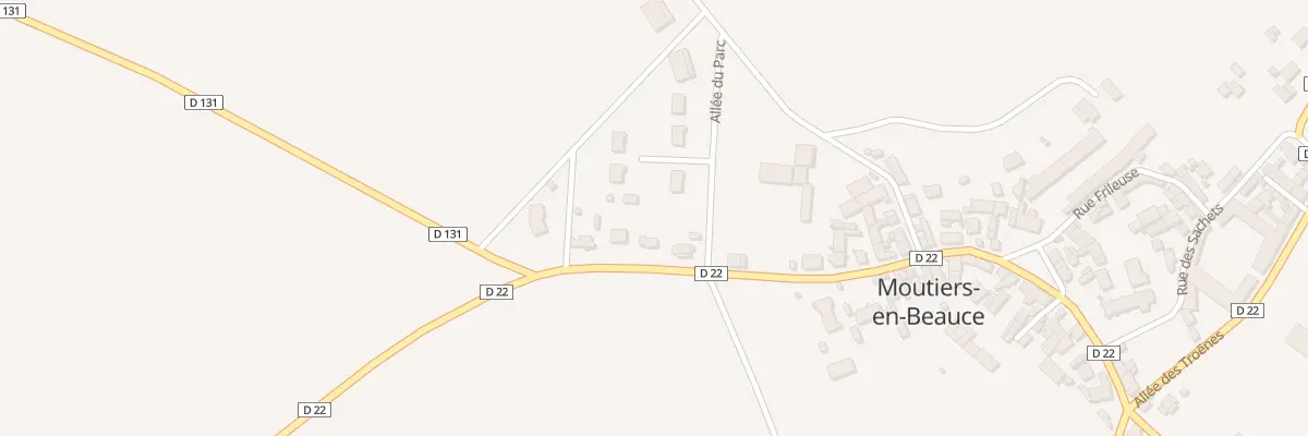 Plan du 5 Rue des Trois Fleurs à Moutiers-en-Beauce