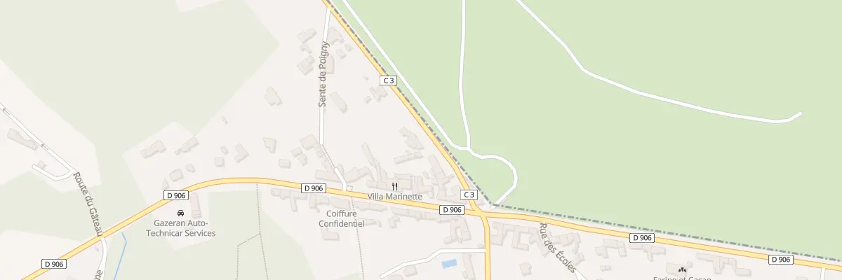 Plan du 7 Rte de Poigny à Gazeran
