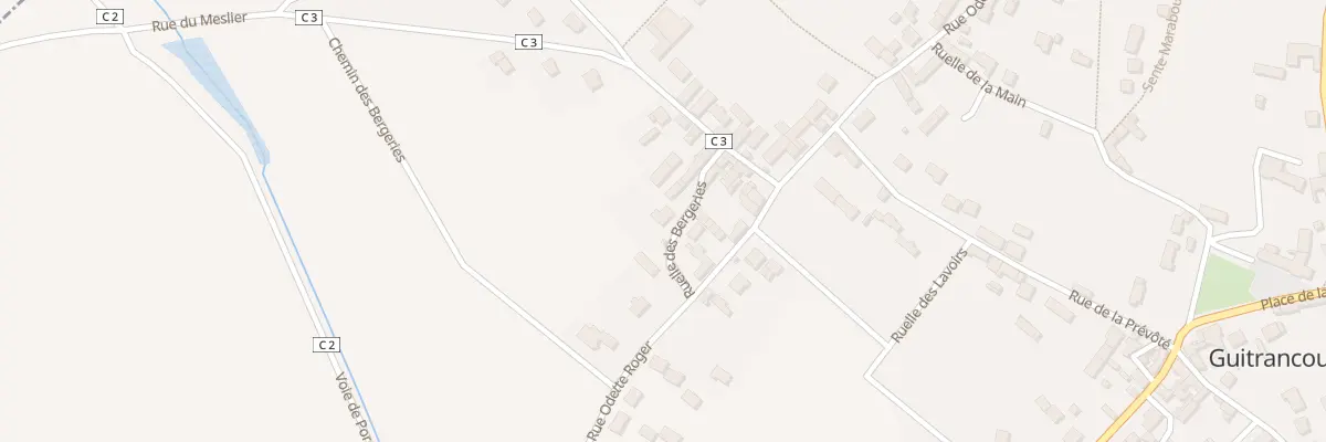 Plan du 3 Rle des Bergeries à Guitrancourt