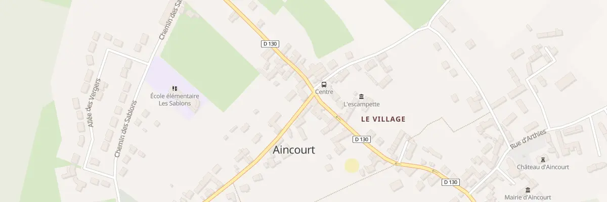 Plan du 4 Rue de la Chapelle St Sauveur à Aincourt