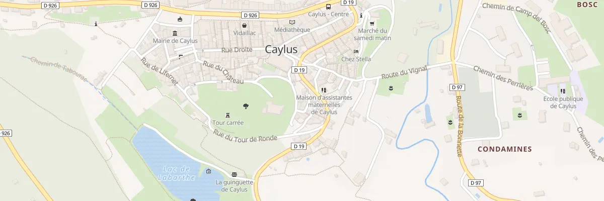 Plan du 5135 Rue Fontaine Marie Thérèse à Caylus