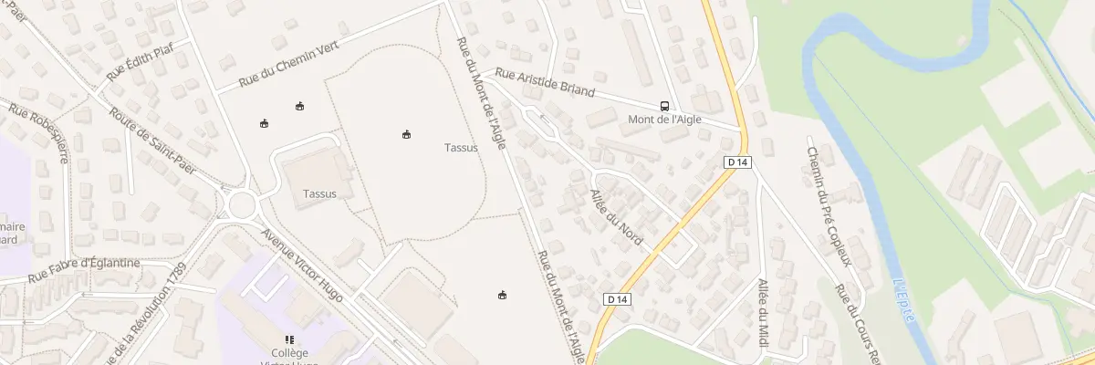 Plan du 14 Rue du Mont de l’Aigle à Gisors