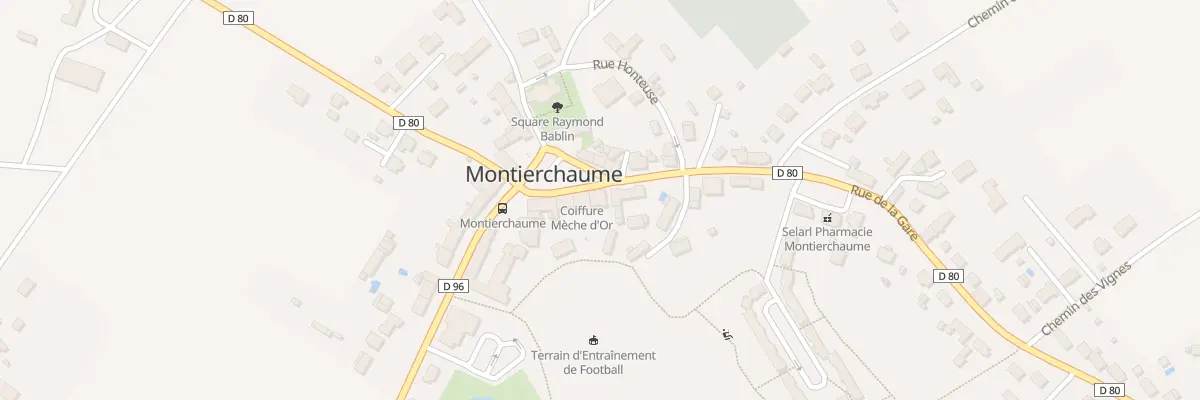 Plan du 2 Pl Raymond Couturier à Montierchaume