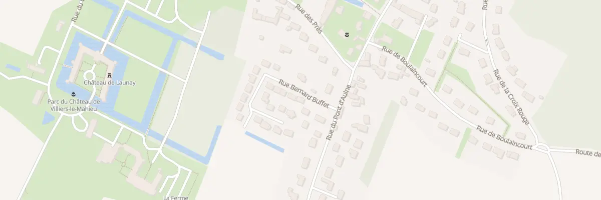 Plan du 1 Rue Bernard Buffet à Villiers-le-Mahieu