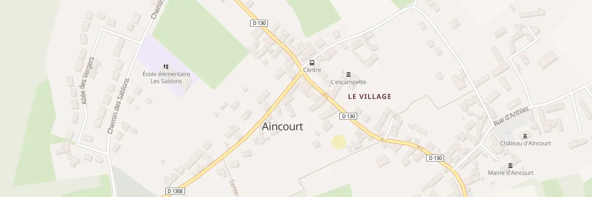 Plan du 1B Rue de la Chapelle St Sauveur à Aincourt