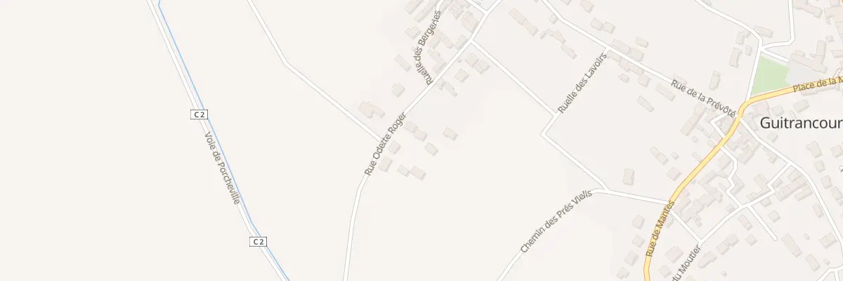 Plan du 280 Rue Odette Roger à Guitrancourt