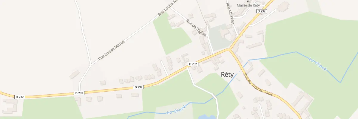 Plan du 126 Rue de la Slack à Rety