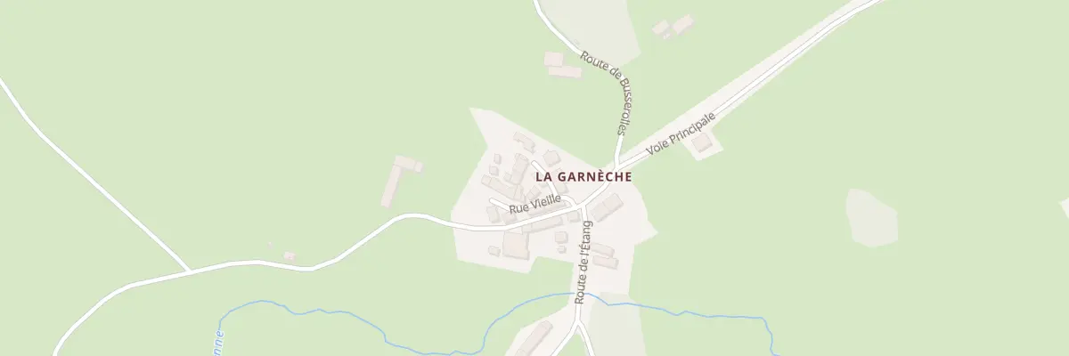Plan du 9 La Garneche à Azat-Châtenet
