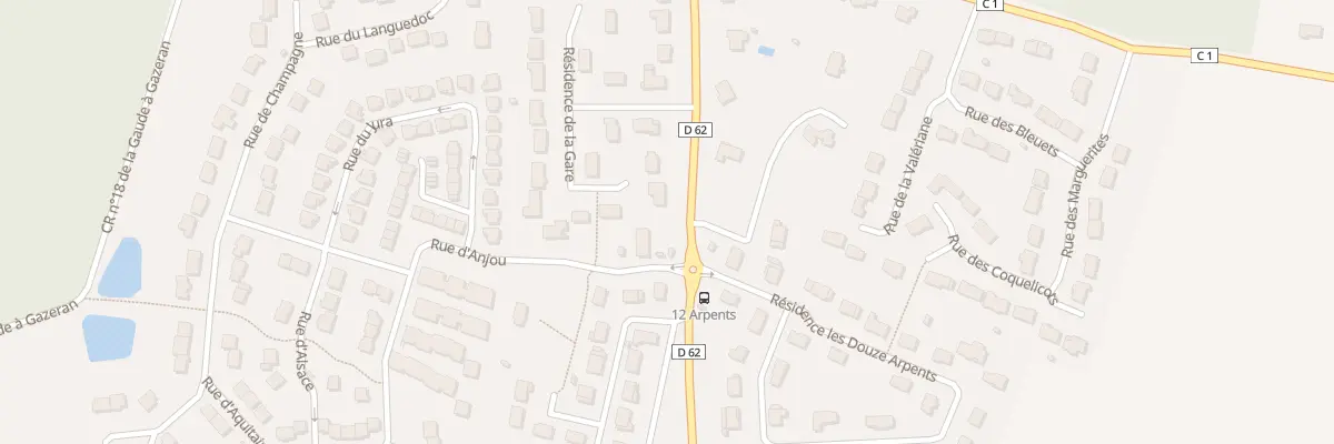 Plan du 23 Res de la Gare à Gazeran