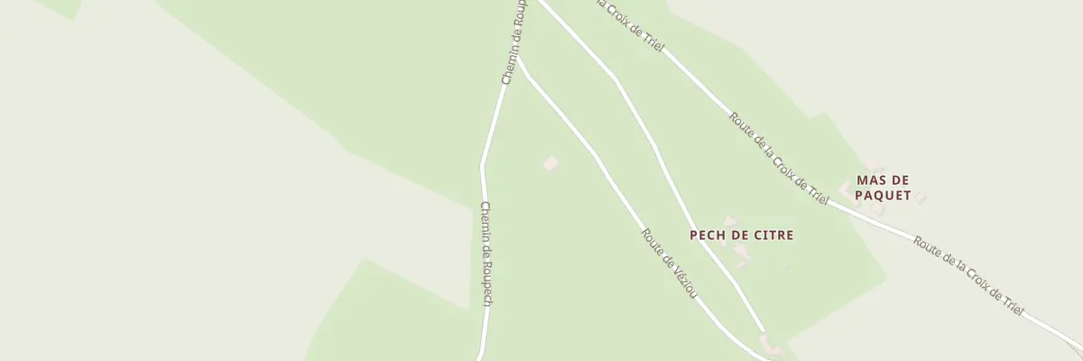 Plan du 45 Pech de Citre à Larnagol