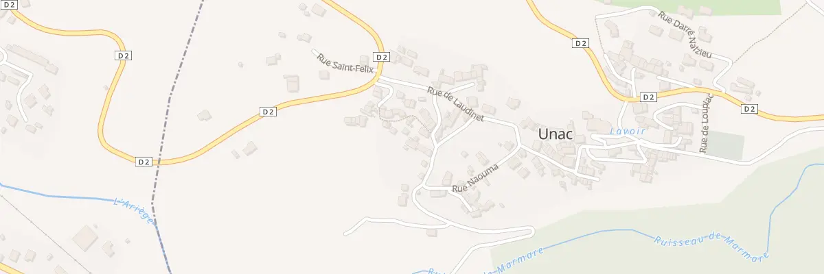 Plan du 14B Unac Village à Unac