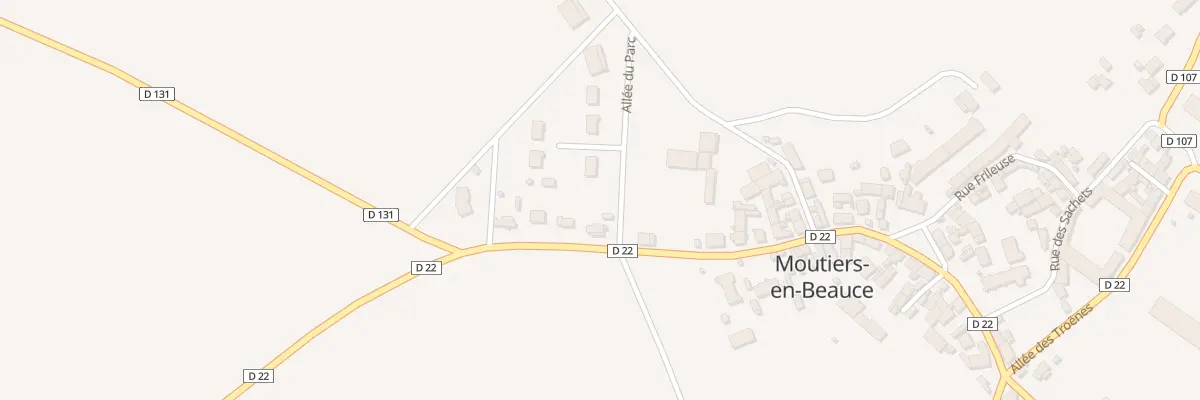 Plan du 7 Rue des Trois Fleurs à Moutiers-en-Beauce