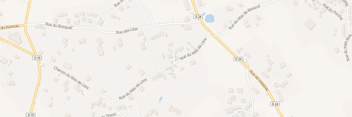 Plan du 132 Rue du Mas de Litre à Limogne-en-Quercy