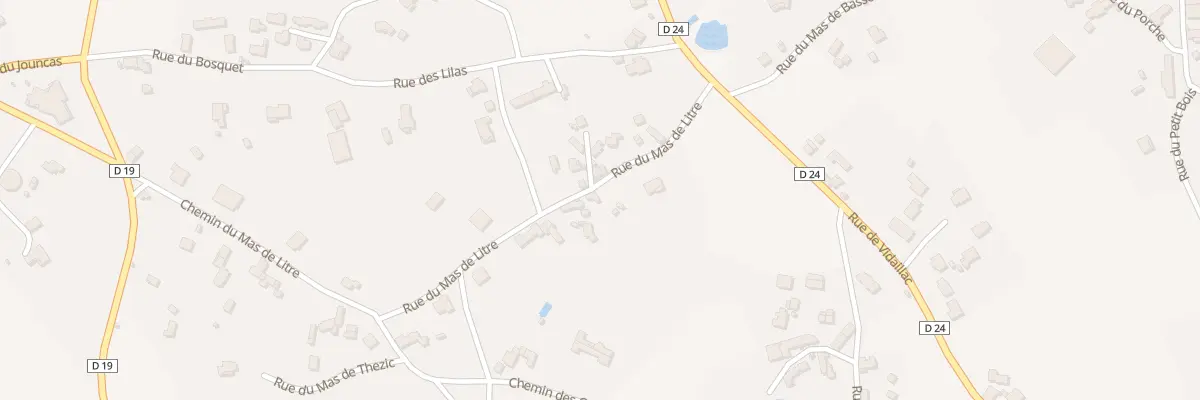 Plan du 135 Rue du Mas de Litre à Limogne-en-Quercy