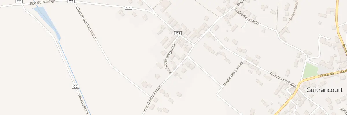 Plan du 2 Rle des Bergeries à Guitrancourt