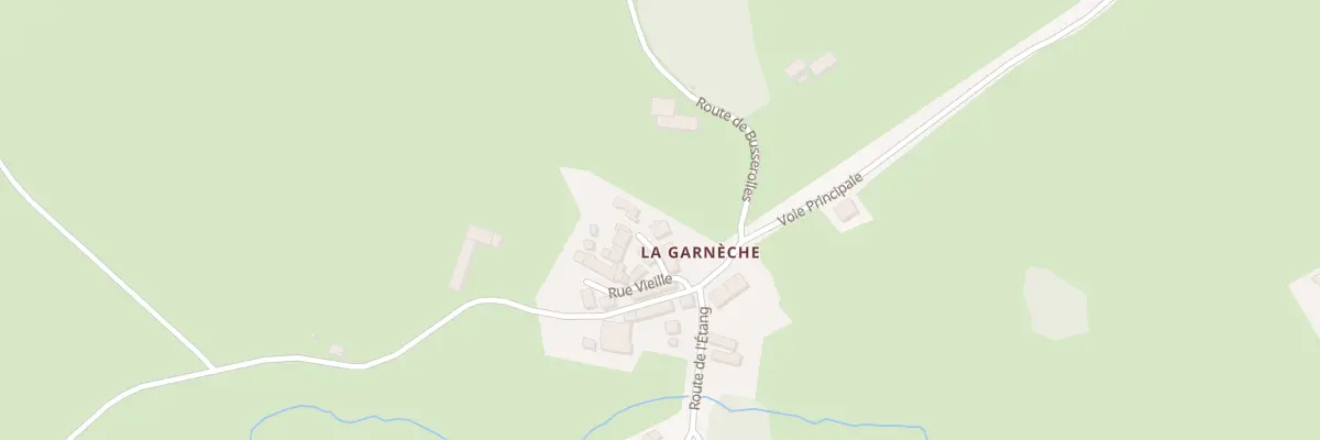 Plan du 8 La Garneche à Azat-Châtenet