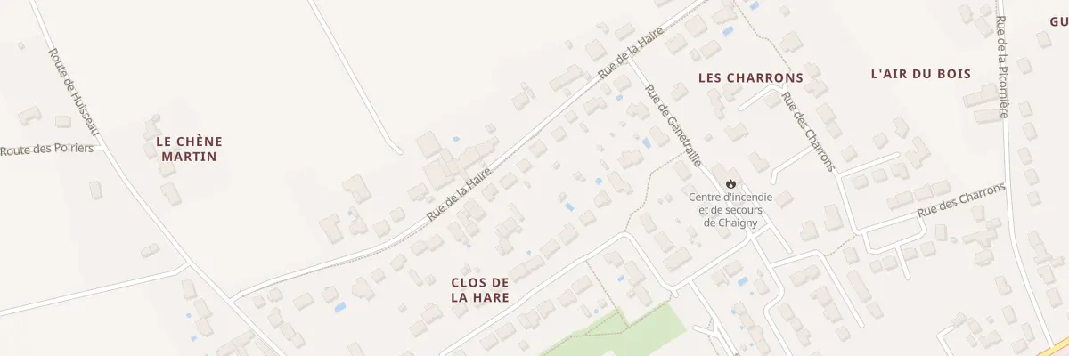 Plan du 5305 Rue de la Haire à Chaingy