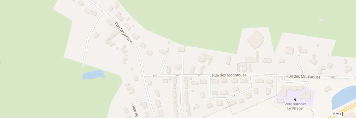 Plan du 46 Rue des Montaques à Landrethun-le-Nord