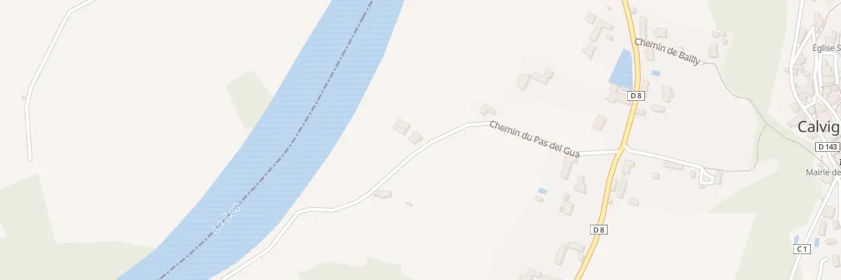 Plan du 10A Le Communal à Calvignac