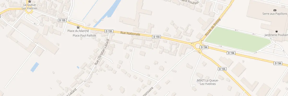 Plan du 11 Rue Nationale à La Queue-les-Yvelines