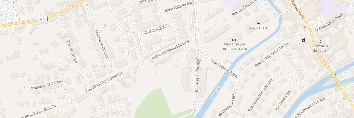 Plan du 7 Rue de la Reine Blanche à Gisors