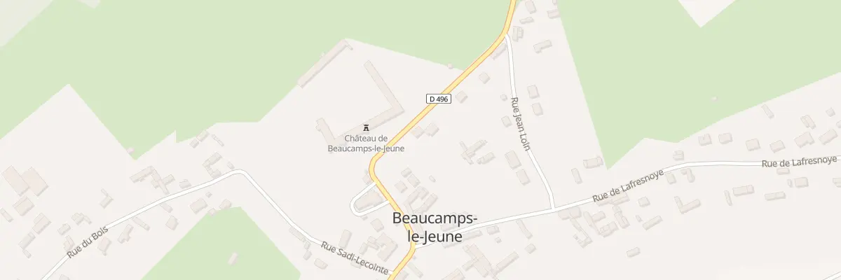 Plan du 1 Rue Chantereine à Beaucamps-le-Jeune