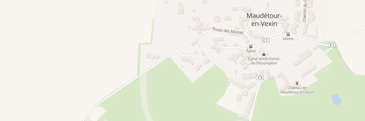 Plan du 12 Che du Tertre à Maudétour-en-Vexin