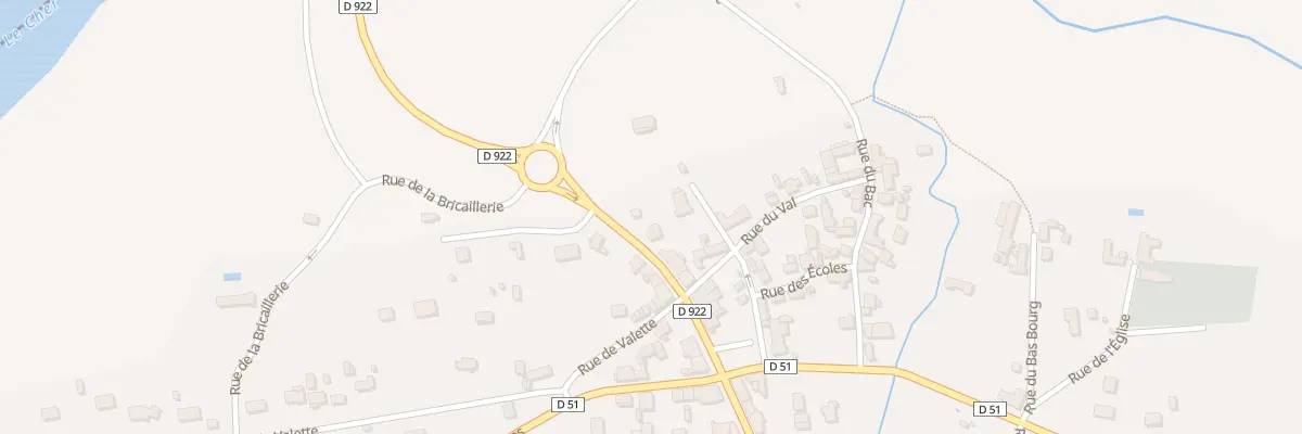 Plan du 1 Rue Nationale à Saint-Julien-sur-Cher