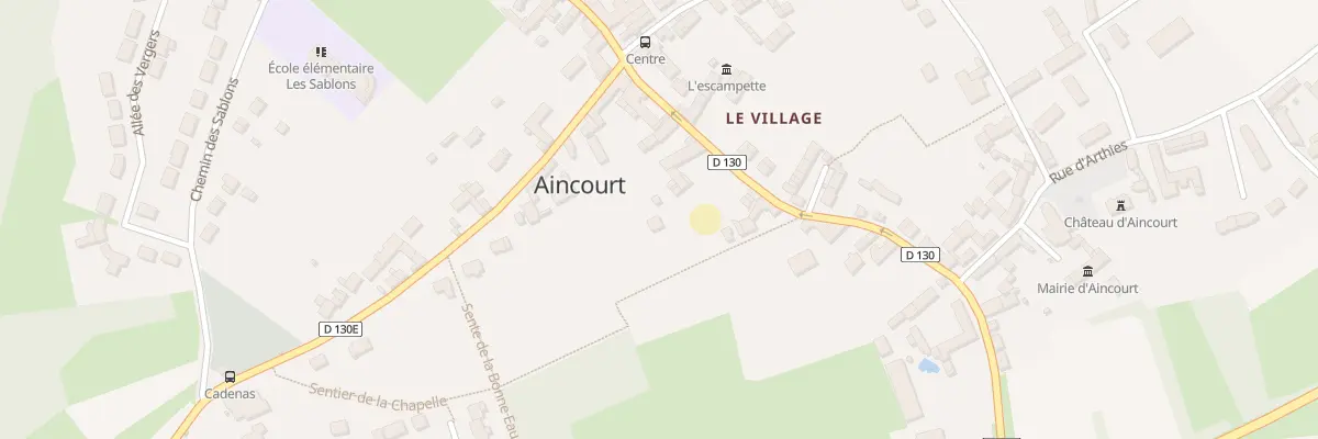 Plan du 11 Rue de la Bucaille à Aincourt