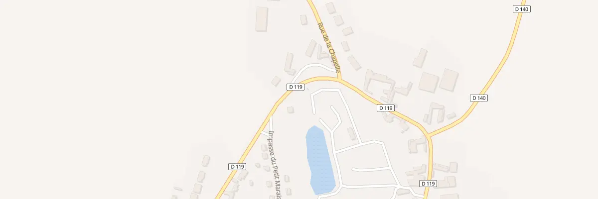 Plan du 1 Imp du Pt Marais à Roussent