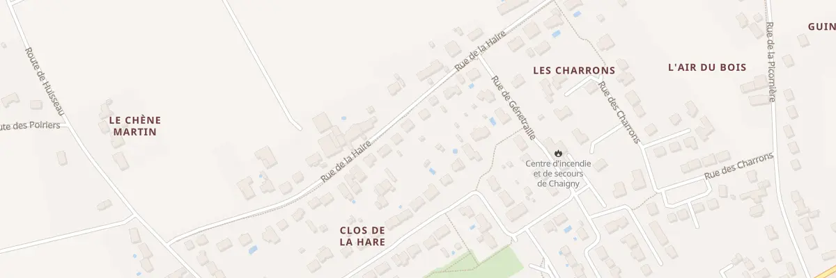 Plan du 28 Rue de la Haire à Chaingy