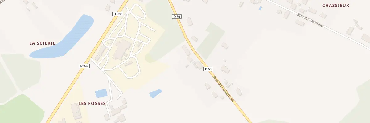 Plan du 8 Rue du Colombier à Millançay