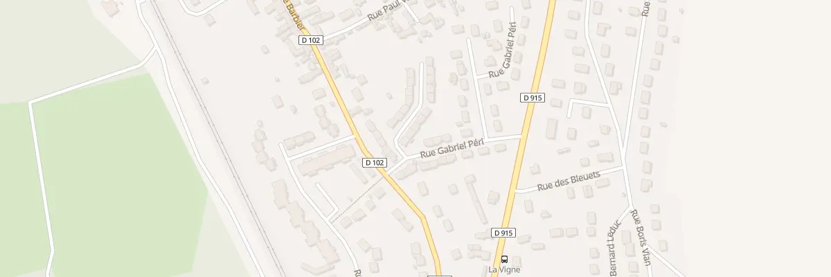 Plan du 40 Rue Gabriel Péri à Sérifontaine