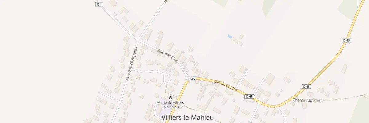Plan du 4 Rue des Clos à Villiers-le-Mahieu