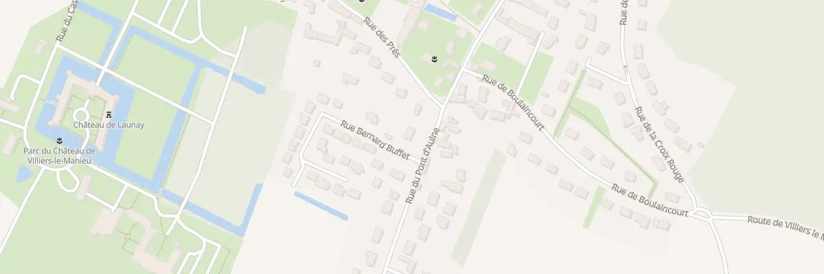 Plan du 2 Rue du Pont d’Aulne à Villiers-le-Mahieu