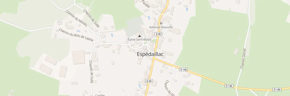 Plan du 5098 Le Bourg à Espédaillac