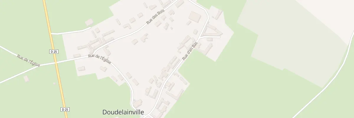 Plan du 11 Rue d’En Bas à Doudelainville